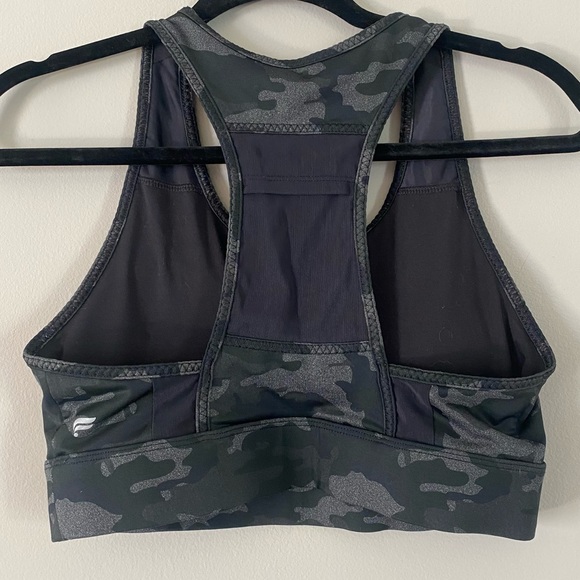 Fabletics Grey Camo Sports Bra - Picture 2 of 4